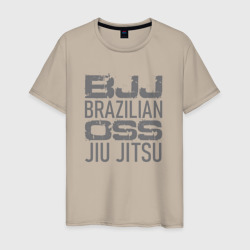 BJJ Oss джиу-джитсу – Мужская футболка хлопок с принтом купить со скидкой в -20%