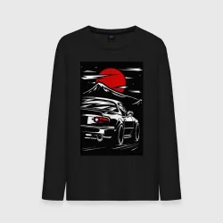 Мужской лонгслив хлопок Мазда mx5 miata