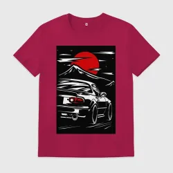 Мужская футболка хлопок Мазда mx5 miata