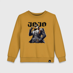 Jotaro Kujo - jojo ai art – Детский свитшот хлопок с принтом купить со скидкой в -13%