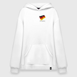 Худи SuperOversize хлопок I'm German - motto