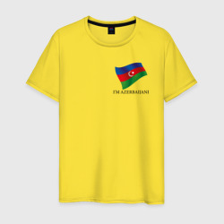 Мужская футболка хлопок I'm Azerbaijani - motto