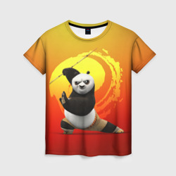 Женская футболка 3D Мастер По - Кунг-фу панда