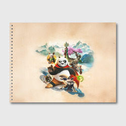 Альбом для рисования Герои Кунг-фу панда