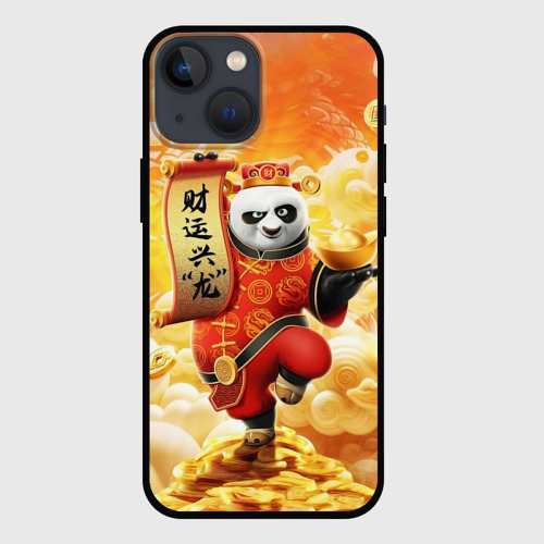 Чехол для iPhone 13 mini с принтом Панда По - Кунг фу панда, вид спереди #2