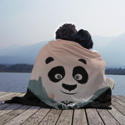 Плед 3D Силуэт кунг фу панда - фото 2