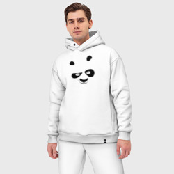 Мужской костюм oversize хлопок Кунг фу панда силуэт - фото 2
