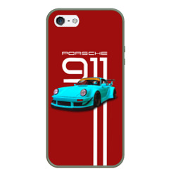 Чехол для iPhone 5/5S матовый Порше 911