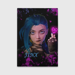 Обложка для автодокументов Arcane Jinx NEON