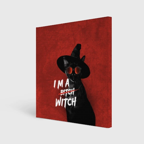 Холст квадратный I am witch
