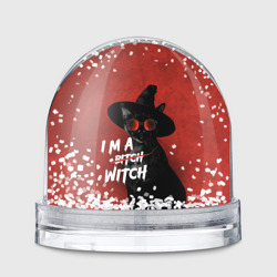 Игрушка Снежный шар I am witch