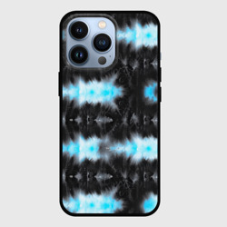 Сине чёрный тайдай – Чехол для iPhone 13 Pro с принтом купить