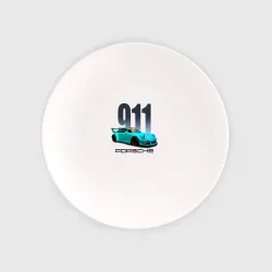 Тарелка Cпортивный автомобиль Porsche