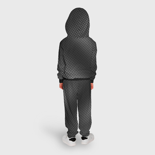 Детский костюм с толстовкой 3D Honda sport carbon, цвет черный - фото 4