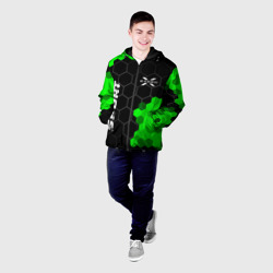 Мужская куртка 3D Exeed green sport hexagon - фото 2