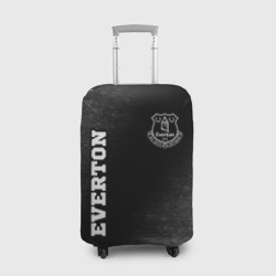 Чехол для чемодана 3D Everton sport на темном фоне вертикально