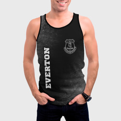 Мужская майка 3D Everton sport на темном фоне вертикально - фото 2