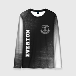 Мужской лонгслив 3D Everton sport на темном фоне вертикально