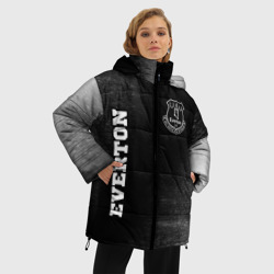 Женская зимняя куртка Oversize Everton sport на темном фоне вертикально - фото 2