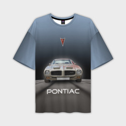 Мужская футболка oversize 3D Американский масл-кар Pontiac