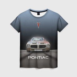 Женская футболка 3D Американский масл-кар Pontiac