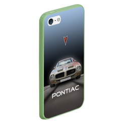 Чехол для iPhone 5/5S матовый Американский масл-кар Pontiac - фото 2