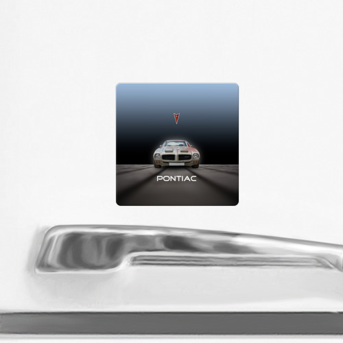 Магнит виниловый Квадрат Американский масл-кар Pontiac - фото 2