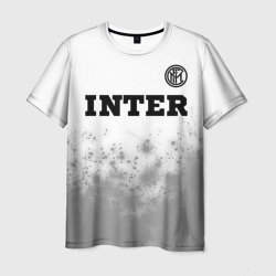 Мужская футболка 3D Inter sport на светлом фоне посередине