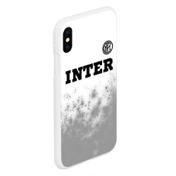 Чехол для iPhone XS Max матовый Inter sport на светлом фоне посередине - фото 2