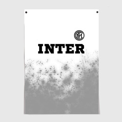 Постер Inter sport на светлом фоне посередине