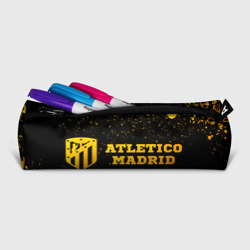 Пенал школьный 3D Atletico Madrid - gold gradient по-горизонтали - фото 2