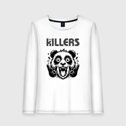 Женский лонгслив хлопок The Killers - rock panda