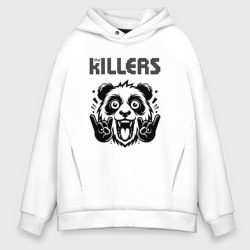 Мужское худи Oversize хлопок The Killers - rock panda