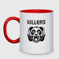 Кружка двухцветная The Killers - rock panda