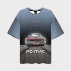 Мужская футболка oversize 3D Американский масл-кар Pontiac GTO