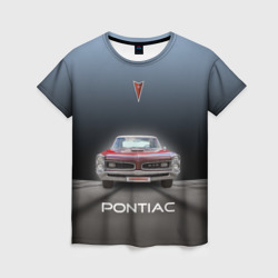 Женская футболка 3D Американский масл-кар Pontiac GTO