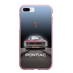 Чехол для iPhone 7Plus/8 Plus матовый Американский масл-кар Pontiac GTO