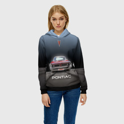 Женская толстовка 3D Американский масл-кар Pontiac GTO - фото 2