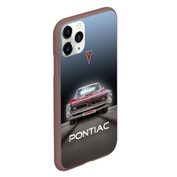 Чехол для iPhone 11 Pro матовый Американский масл-кар Pontiac GTO - фото 2