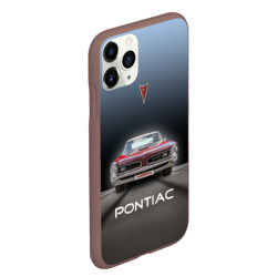 Чехол для iPhone 11 Pro Max матовый Американский масл-кар Pontiac GTO - фото 2