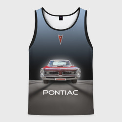 Мужская майка 3D Американский масл-кар Pontiac GTO