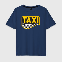 Мужская футболка хлопок Oversize Такси