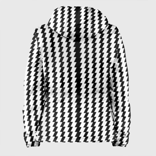 Женская куртка 3D Чёрно-белые вертикальные полосы, цвет черный - фото 2