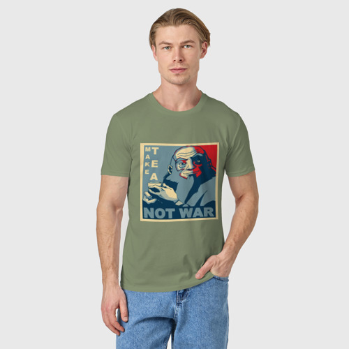 Мужская футболка хлопок Аватар Легенда об Аанге  Айро, цвет авокадо - фото 3