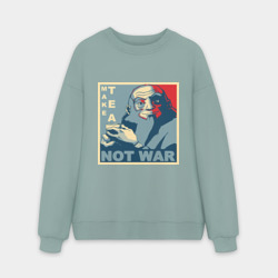 Мужской свитшот oversize без начеса хлопок Аватар Легенда об Аанге  Айро