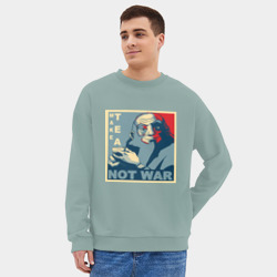 Мужской свитшот oversize без начеса хлопок Аватар Легенда об Аанге  Айро - фото 2