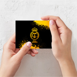 Поздравительная открытка Real Madrid - gold gradient - фото 2