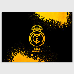 Поздравительная открытка Real Madrid - gold gradient