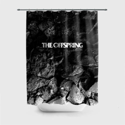 Штора 3D для ванной The Offspring black graphite