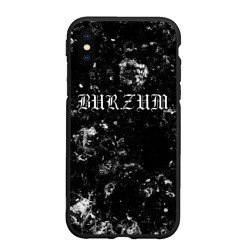 Чехол для iPhone XS Max матовый Burzum black ice